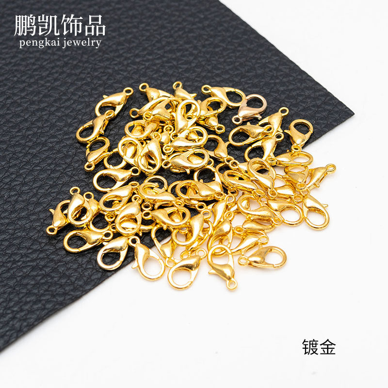 1000 Pieces of Handmade DIY Jewelry Accessories Zinc Alloy Lobster Clasp Necklace Bracelet Electroplated Metal Buckle Material Kit