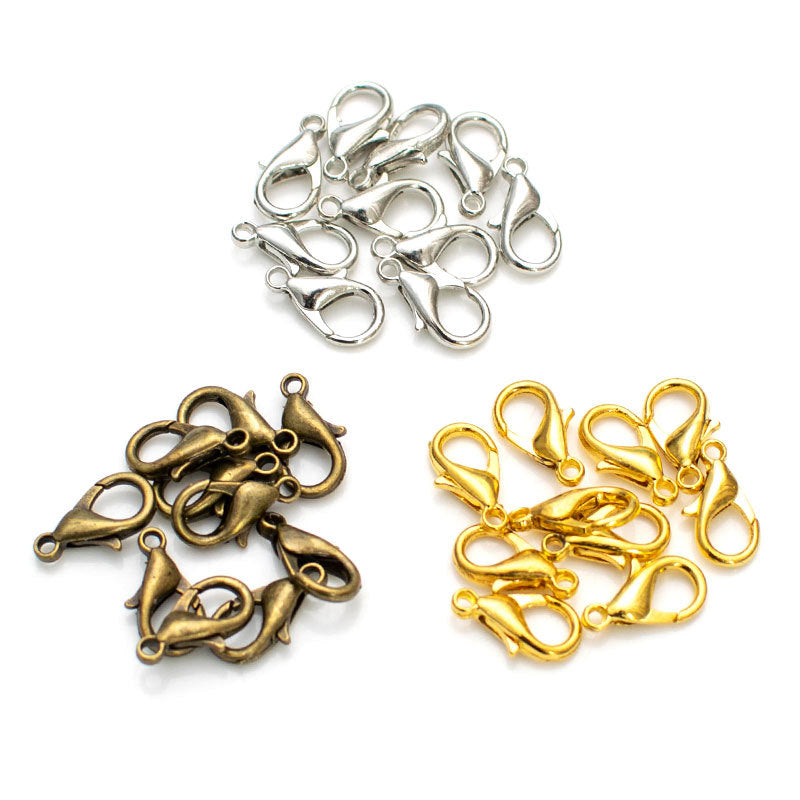 1000 Pieces of Handmade DIY Jewelry Accessories Zinc Alloy Lobster Clasp Necklace Bracelet Electroplated Metal Buckle Material Kit