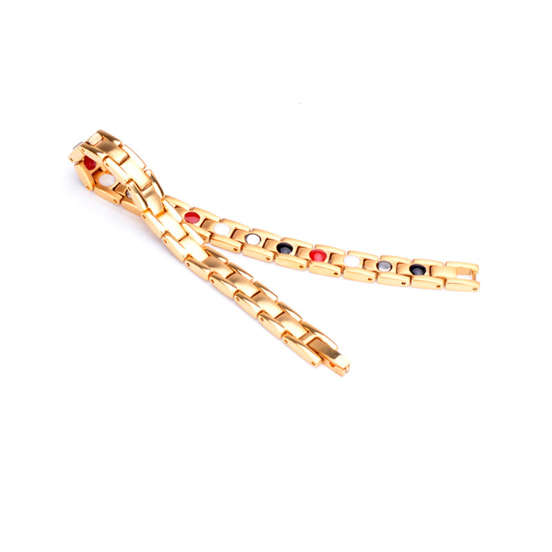 Fashion Accessories Ty245 European and American Popular Stainless Steel Women's Bracelet Titanium Steel Jewelry Men's Spot Wholesale Simple Style