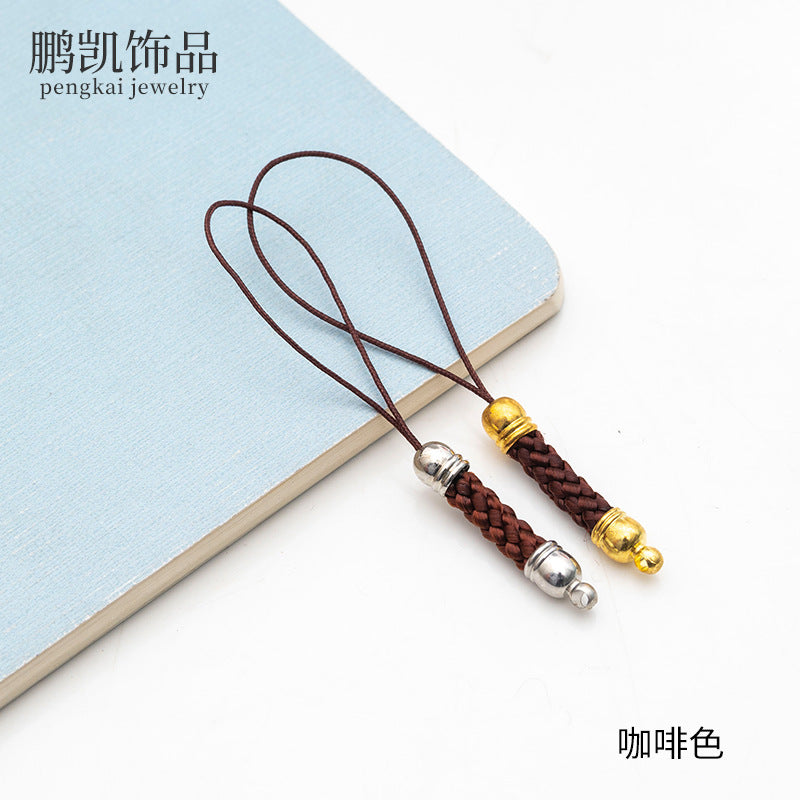 Factory Direct Sales of Handmade DIY Jewelry Accessories, Mobile Phone Straps, Woven Corn Cob Mobile Phone Pendants, Large Quantities in Stock