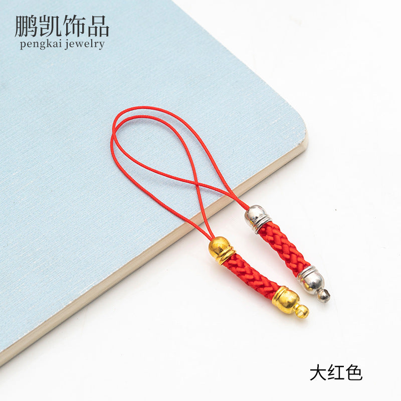 Factory Direct Sales of Handmade DIY Jewelry Accessories, Mobile Phone Straps, Woven Corn Cob Mobile Phone Pendants, Large Quantities in Stock