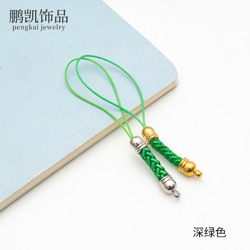 Factory Direct Sales of Handmade DIY Jewelry Accessories, Mobile Phone Straps, Woven Corn Cob Mobile Phone Pendants, Large Quantities in Stock