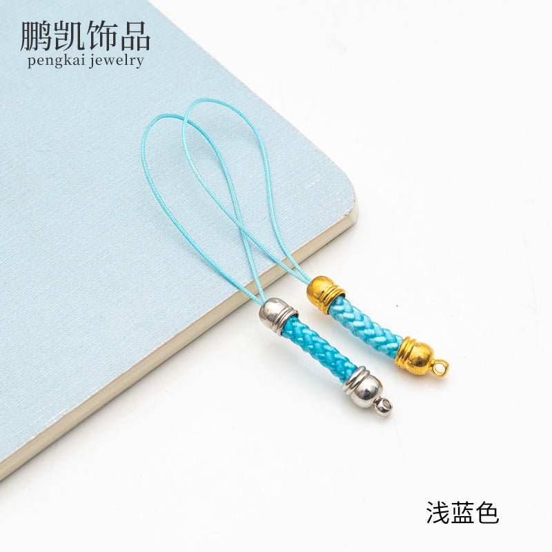 Factory Direct Sales of Handmade DIY Jewelry Accessories, Mobile Phone Straps, Woven Corn Cob Mobile Phone Pendants, Large Quantities in Stock