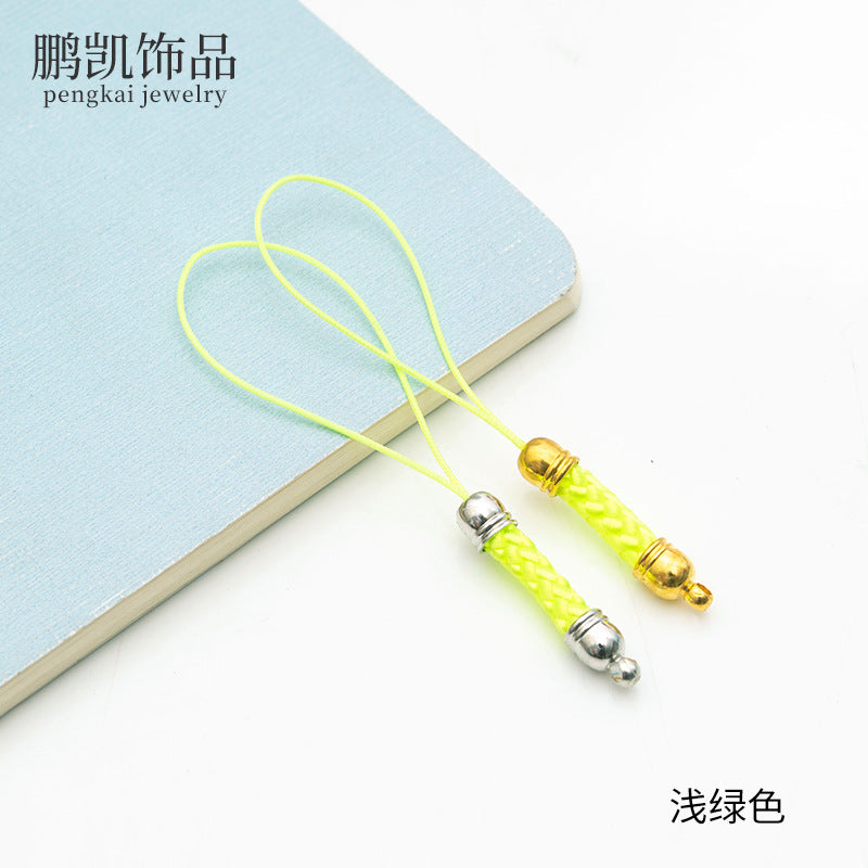 Factory Direct Sales of Handmade DIY Jewelry Accessories, Mobile Phone Straps, Woven Corn Cob Mobile Phone Pendants, Large Quantities in Stock