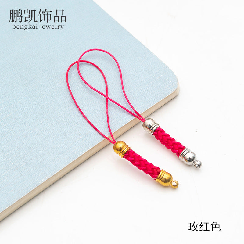 Factory Direct Sales of Handmade DIY Jewelry Accessories, Mobile Phone Straps, Woven Corn Cob Mobile Phone Pendants, Large Quantities in Stock