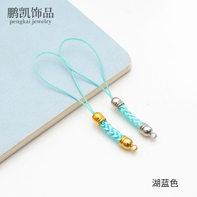 Factory Direct Sales of Handmade DIY Jewelry Accessories, Mobile Phone Straps, Woven Corn Cob Mobile Phone Pendants, Large Quantities in Stock