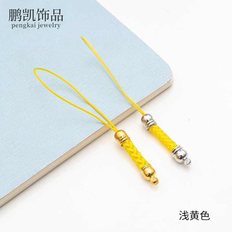 Factory Direct Sales of Handmade DIY Jewelry Accessories, Mobile Phone Straps, Woven Corn Cob Mobile Phone Pendants, Large Quantities in Stock