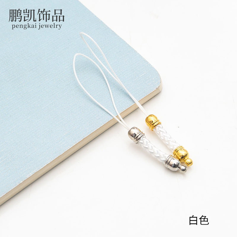 Factory Direct Sales of Handmade DIY Jewelry Accessories, Mobile Phone Straps, Woven Corn Cob Mobile Phone Pendants, Large Quantities in Stock