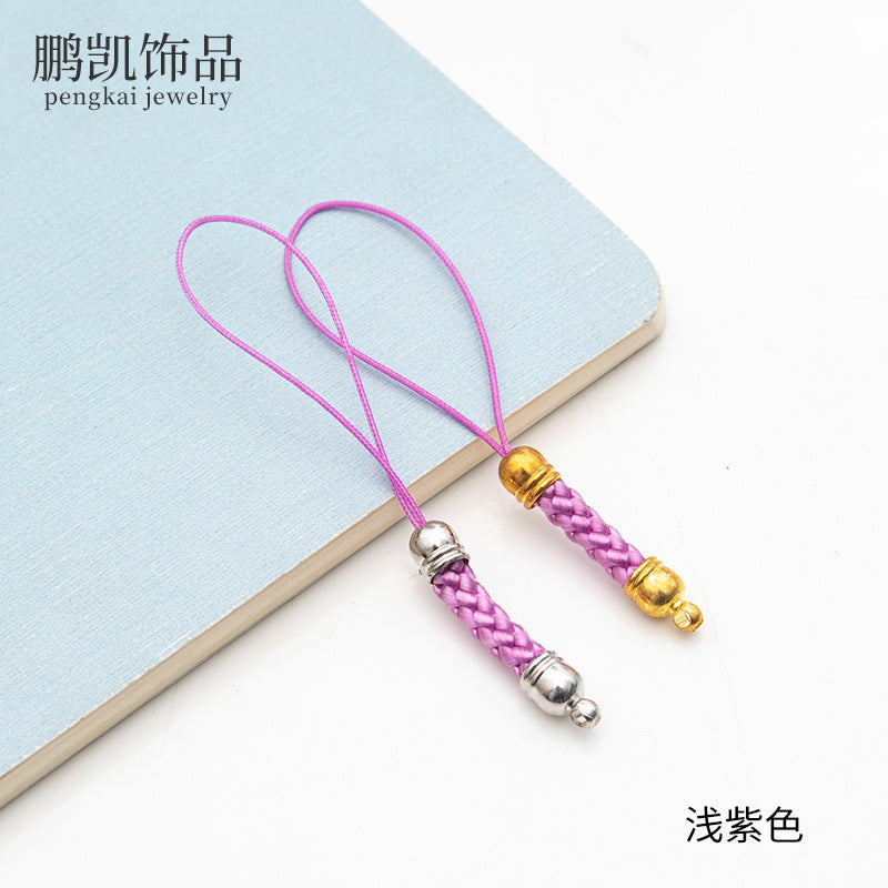 Factory Direct Sales of Handmade DIY Jewelry Accessories, Mobile Phone Straps, Woven Corn Cob Mobile Phone Pendants, Large Quantities in Stock