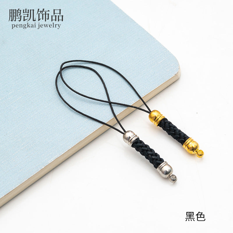 Factory Direct Sales of Handmade DIY Jewelry Accessories, Mobile Phone Straps, Woven Corn Cob Mobile Phone Pendants, Large Quantities in Stock