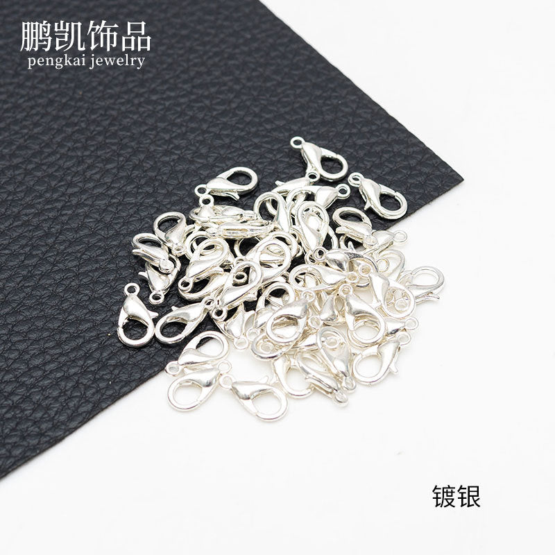 1000 Pieces of Handmade DIY Jewelry Accessories Zinc Alloy Lobster Clasp Necklace Bracelet Electroplated Metal Buckle Material Kit