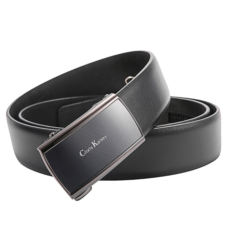 Men's Genuine Leather Belt Crocodile Pattern Belt Men's Belt Wholesale Automatic Buckle Belt Micro Factory Spot