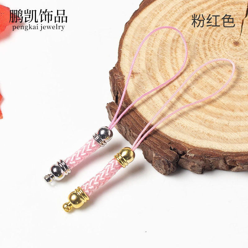 Factory Direct Sales of Handmade DIY Jewelry Accessories, Mobile Phone Straps, Woven Corn Cob Mobile Phone Pendants, Large Quantities in Stock