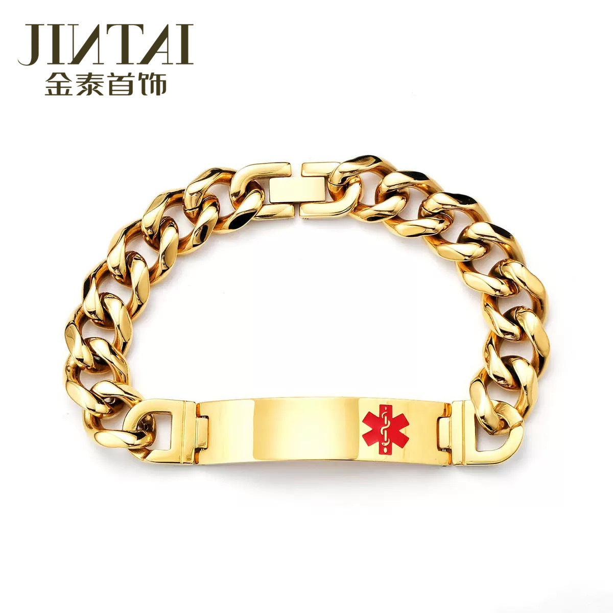 Factory Direct Amazon Aliexpress European and American Fashion Trend Personality Stainless Steel Men's Bracelet Jewelry Wholesale