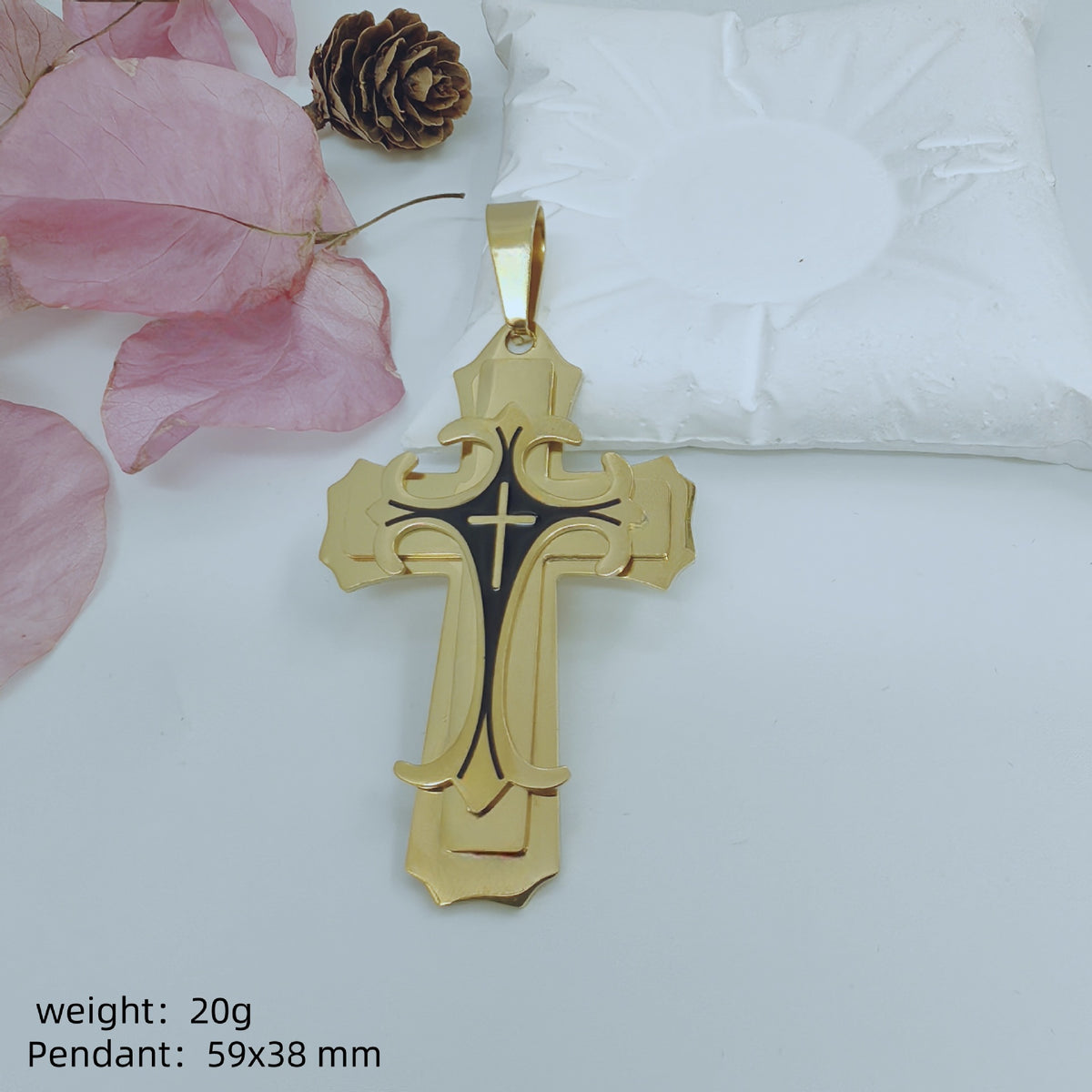 Factory direct Amazon AliExpress European and American fashion personality stainless steel men's pendant necklace wholesale