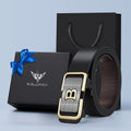 Emperor Paul men's leather belt men's inner wear automatic buckle belt men's cowhide pants belt men's wholesale