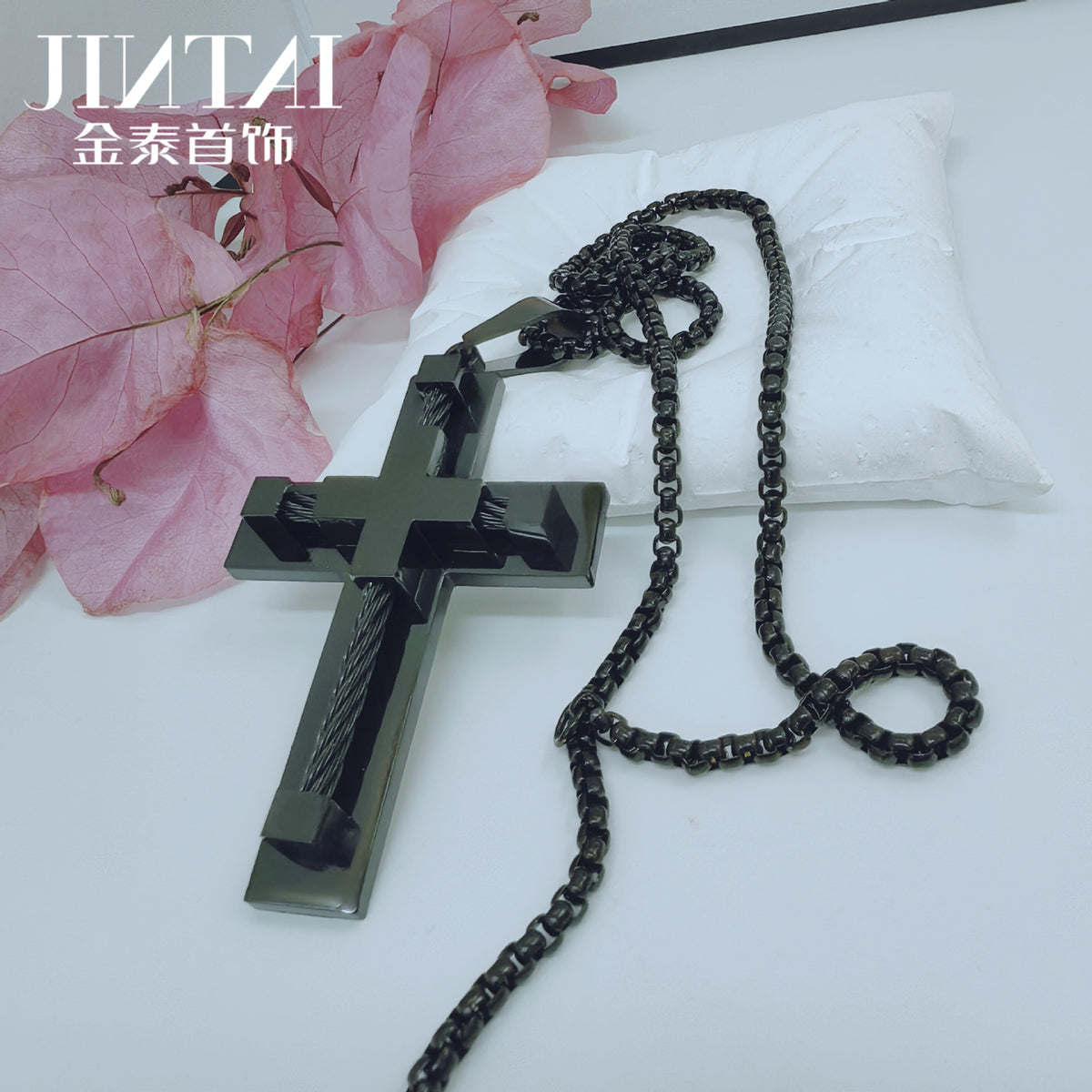 Factory direct Amazon AliExpress European and American fashion personality stainless steel men's pendant jewelry wholesale