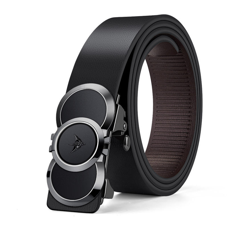 Emperor Paul Men's Belt Genuine Leather Inner Wear High-End Automatic Buckle Men's Belt Casual Belt Men's Wholesale