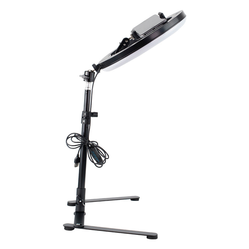 Cross-Border Hot-Selling Mobile Phone Desktop Overhead Shooting Stand with Fill Light Set, Foldable Photography and Live Streaming Stand