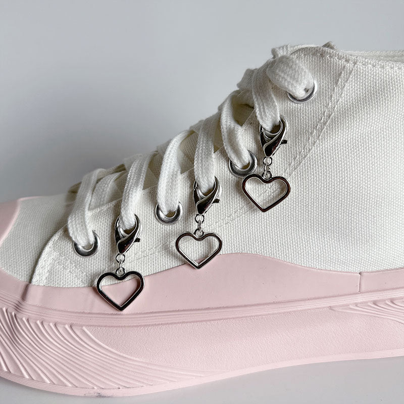 Personalized Clover Shoe Pendant Metal Punk Star Shoe Buckle Accessories Design Jewelry Wholesale Trendy Jewelry