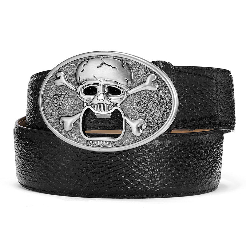 Customized Cowhide Leather Belt Cross-Border European and American Girdle Design with Pictures and Samples, Engraved Buckle Logo Decorative Leather Belt