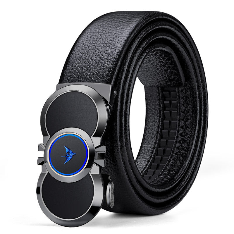 Emperor Paul Men's Belt Genuine Leather Inner Wear High-End Automatic Buckle Men's Belt Casual Belt Men's Wholesale