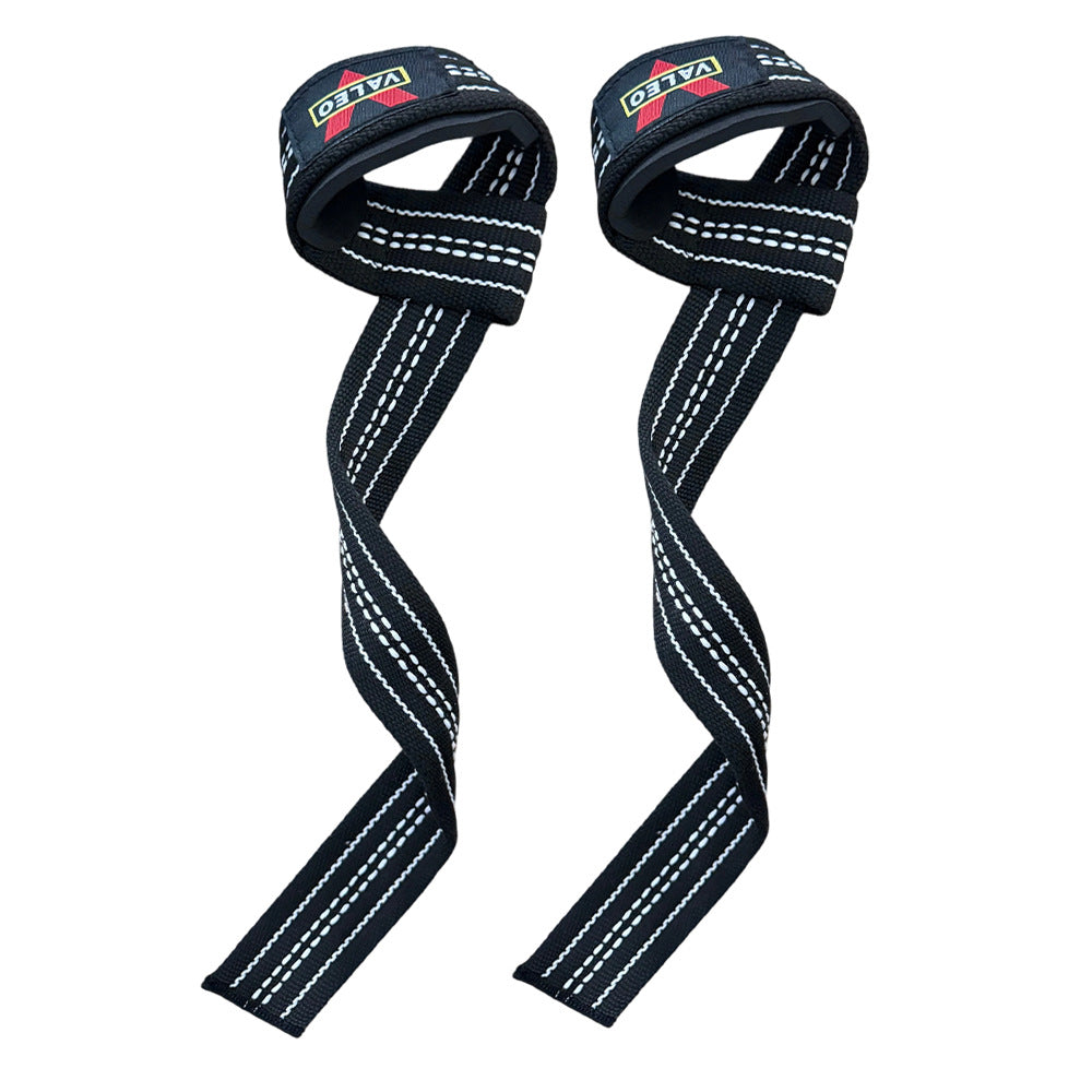 Sports Wrist Support Belt, Deadlift Grip Belt, Valeo Pull-Up Anti-Slip Fitness Auxiliary Protective Gear for Men and Women