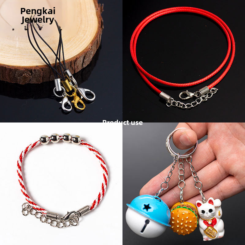 1000 Pieces of Handmade DIY Jewelry Accessories Zinc Alloy Lobster Clasp Necklace Bracelet Electroplated Metal Buckle Material Kit