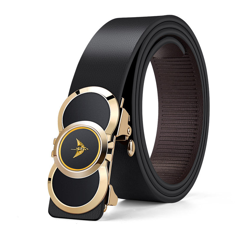 Emperor Paul Men's Belt Genuine Leather Inner Wear High-End Automatic Buckle Men's Belt Casual Belt Men's Wholesale