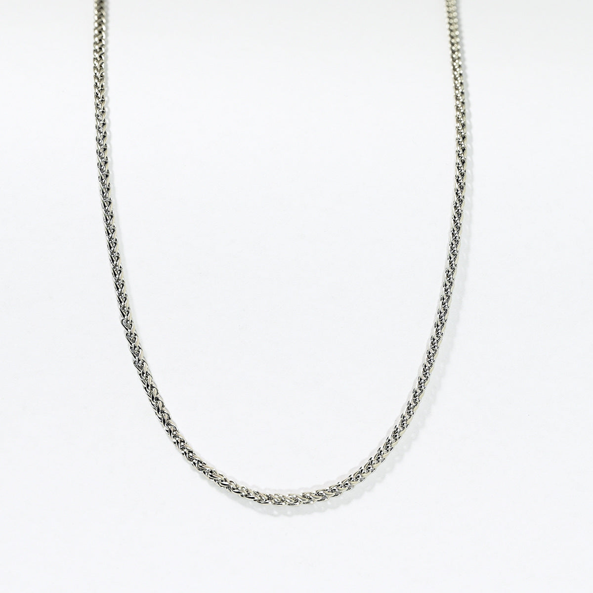 Stainless Steel Necklace Keel Chain Cross-Border Men's Sweater Chain Versatile Flower Basket Chain Titanium Steel Necklace Jewelry Accessories