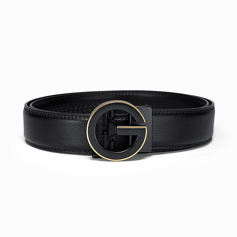 Genuine Leather Distressed Hardware Crescent Belt for Women, Trendy Retro Punk Original Design Brand Cowhide Belt