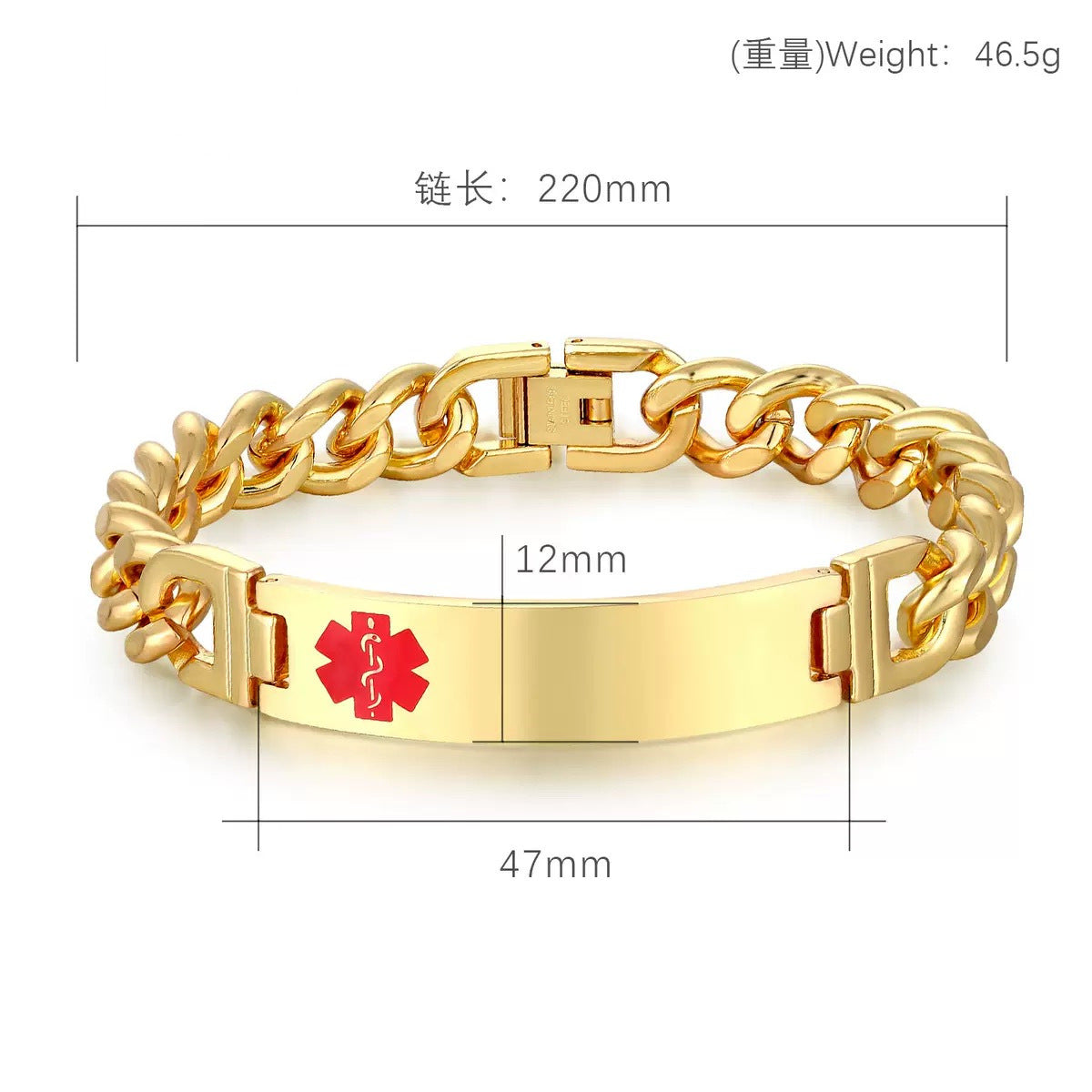 Factory Direct Amazon Aliexpress European and American Fashion Trend Personality Stainless Steel Men's Bracelet Jewelry Wholesale