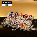 Acrylic Display Stand Transparent Desktop Millet Storage Box Ladder Shelf Peripheral Badge Desktop Storage Rack