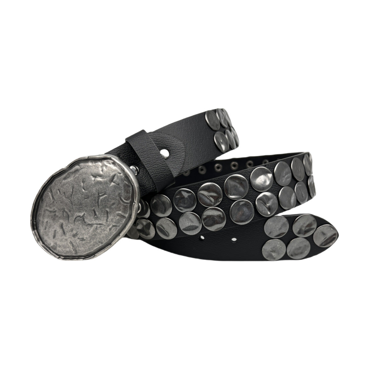 European and American Cross-border Men's Rivet Personality Fashion Punk Style Hip Hop Belt Belt