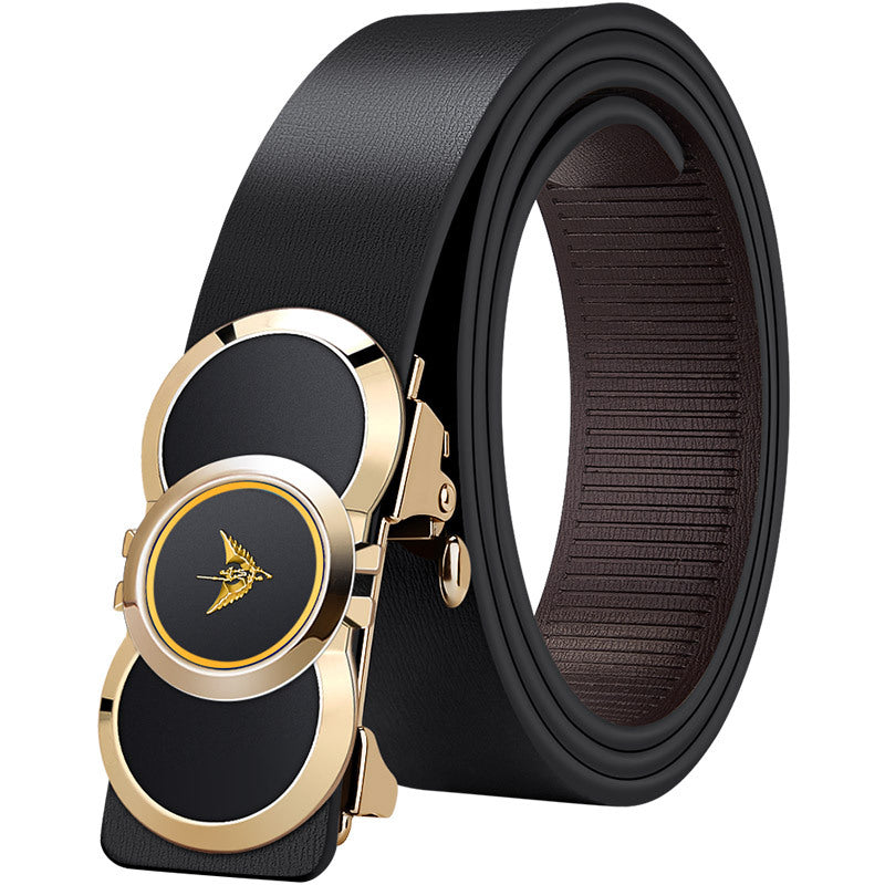 Emperor Paul Men's Belt Genuine Leather Inner Wear High-End Automatic Buckle Men's Belt Casual Belt Men's Wholesale