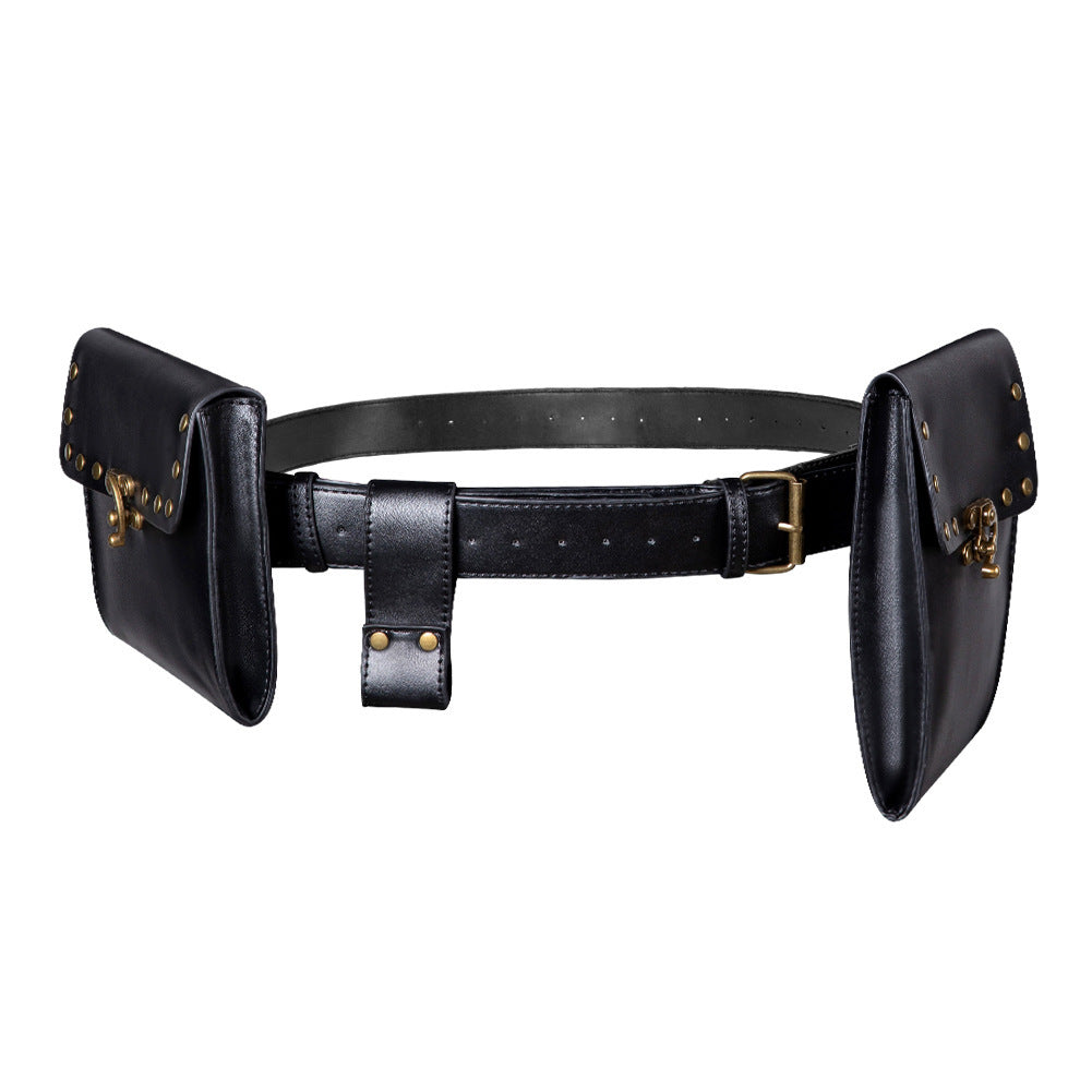 Foreign trade wholesale new bag women's European and American retro ladies waist bag mini outdoor mobile phone change clothing accessories