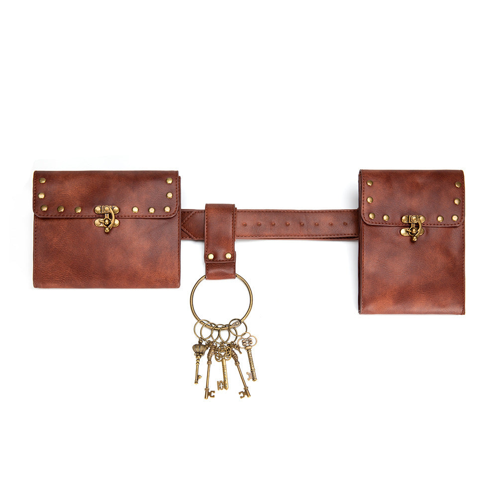 Foreign trade wholesale new bag women's European and American retro ladies waist bag mini outdoor mobile phone change clothing accessories
