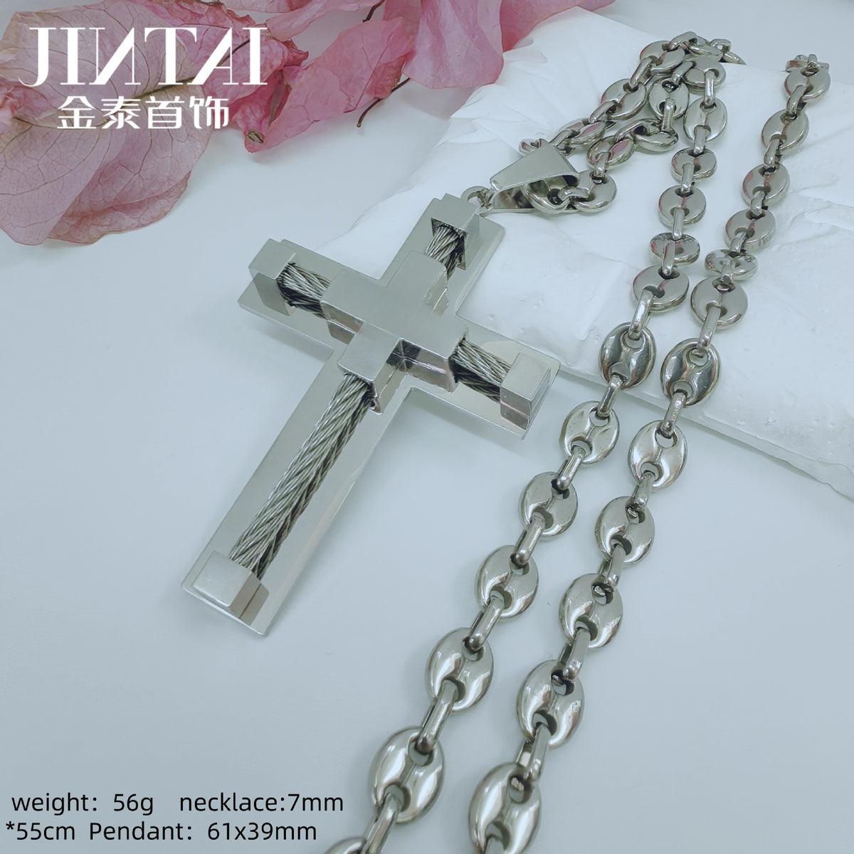 Factory direct Amazon AliExpress European and American fashion personality stainless steel men's pendant jewelry wholesale