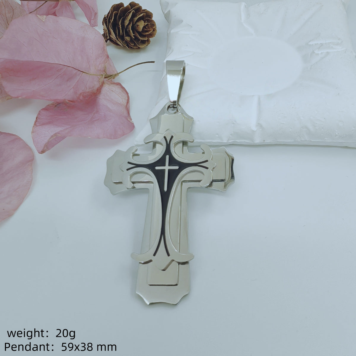 Factory direct Amazon AliExpress European and American fashion personality stainless steel men's pendant necklace wholesale