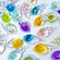 Colorful Luminous Conch DIY Cream Glue Mobile Phone Chain Bag Earrings Pendant Acrylic Jewelry Accessories