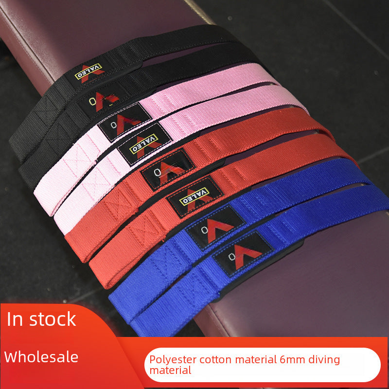 Sports Wrist Support Belt, Deadlift Grip Belt, Valeo Pull-Up Anti-Slip Fitness Auxiliary Protective Gear for Men and Women