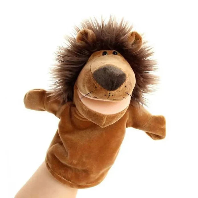 Interactive Plush Lion Hand Puppet