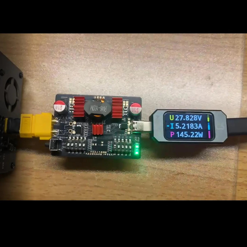 PD3.1 140W Bidirectional Fast Charging 2S 3S 4S 5S 6S Lithium Battery XT30 XT60 Drone Charger Board Liion Lifepo4 BMS Power BanK