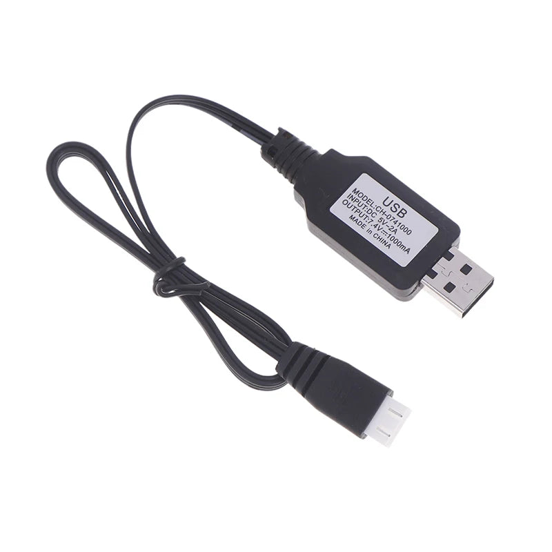 RC Charger Cable 7.4V 1000mA Drone Charger For Quick Charging RC Airplane Lithium Battery XH-3P Drone Battery Charge USB Charger