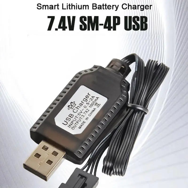 Drone Battery Charger 7.4V 1000mA Drone Fast Charger RC Airplane Lithium Battery SM-2P SM-3P SM-4P Drone Battery Charge