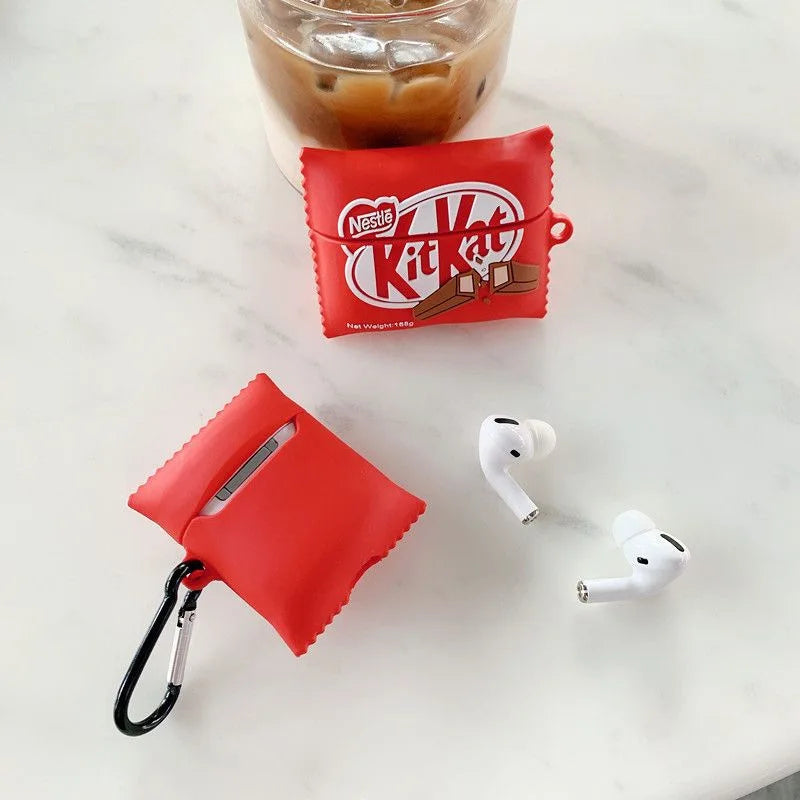 3D Food Chocolate Silicone Wireless Earphone Case For Airpods Pro 2022 Bluetooth Headphone Charging Box Cover For Airpods 3 2 1