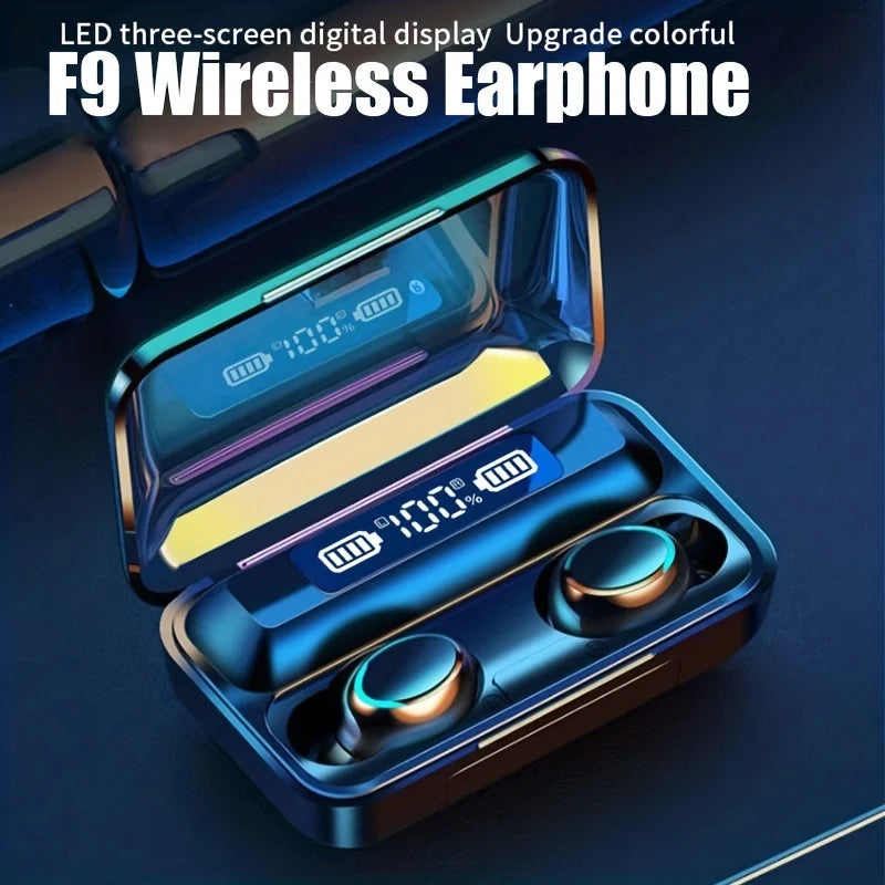 New Wireless Earphones Headphones With LED Display Touch In-Ear TWS Wireless Earbuds Sports Music Game Headset For IOS/Android