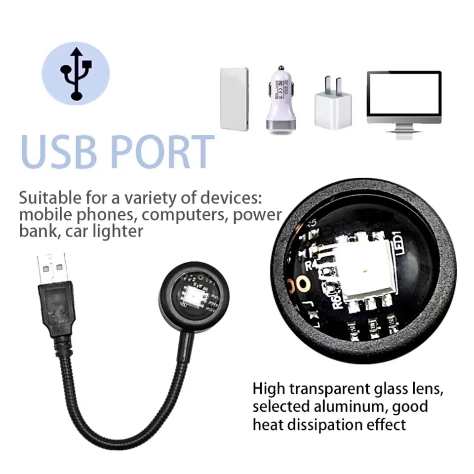 Sunset Projection Lamp USB Mood Light for Bedroom Living Room Photography Wall Decor Birthday Party