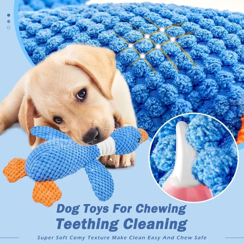 Cat Dog Toys for Aggressive Chewers Cats Dogs,Chew Squeak Toy Cats Dogs Interactive Plush Doll Pet Products