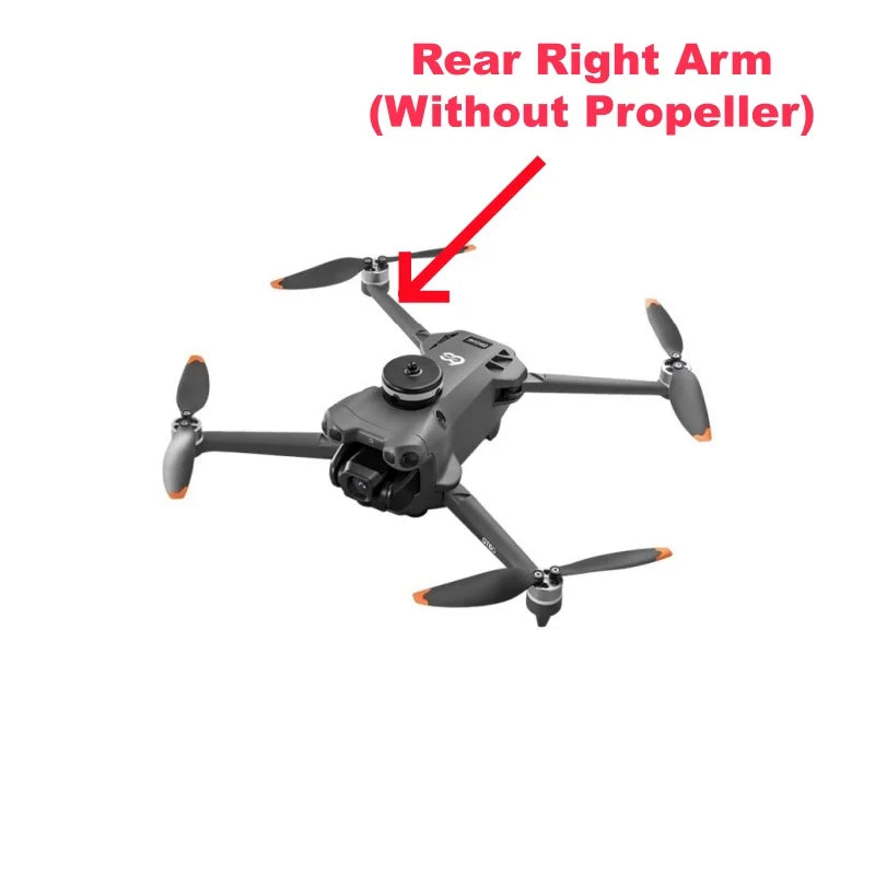 GT60 Drone Accessories Battery 3.7V 2650mAh Drone Motor Arm Propeller USB Line 4-in-1 Line 4.3-inch Screen Remote Control Parts